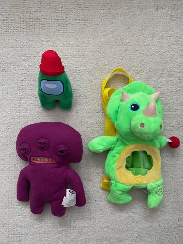Soft toys fuggler - x3,