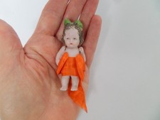 OLD BISQUE DOLL BOW IN HAIR