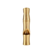 Brass Survival Whistle High