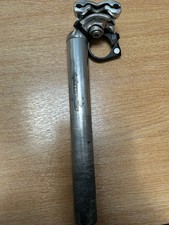 Campagnolo Centaur Seat Post / Ø 27.2 mm / 220 mm  / Silver + Seat Clamp