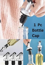 1Pc Oil Bottle Spout Pourer – Liquor & Wine Dispenser Cap for Seasoning Bottles