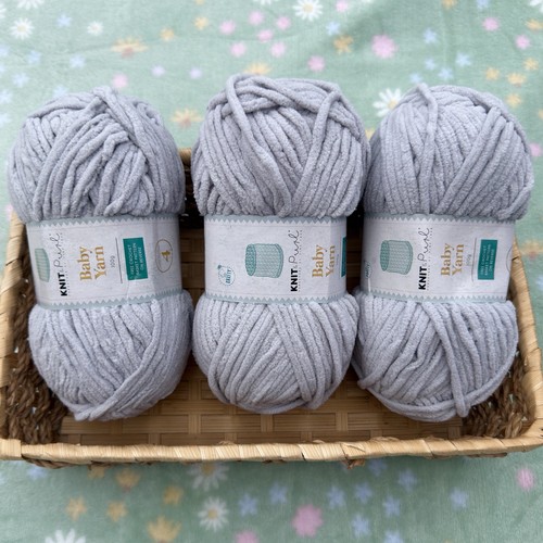 Aldi crafty baby yarn grey - crafty,