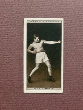 1928 Ogden's Cigarettes - Pugilists in Action - JACK DEMPSEY - No. 15 Boxing
