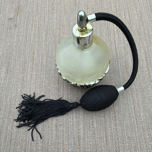 Vintage glass perfume - vintage,