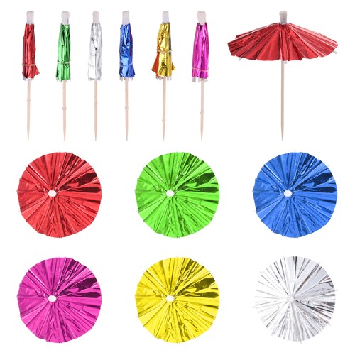 50pcs aluminum drink umbrellas - 50pcs,