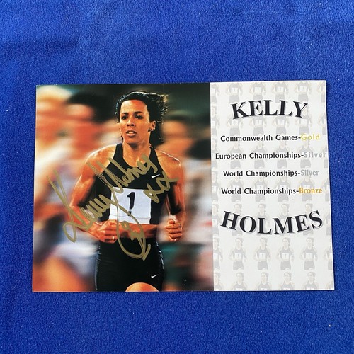 Kelly holmes autograph - kelly,