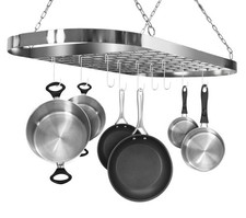 Ceiling Rack Saupans And Pots