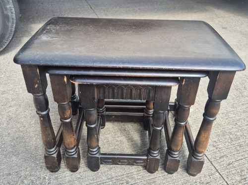 Vintage priory oak nest - nest, of