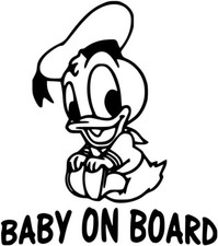 Baby On Board Donald Duck
