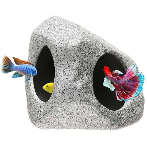 Stone rock cave aquarium - stone,