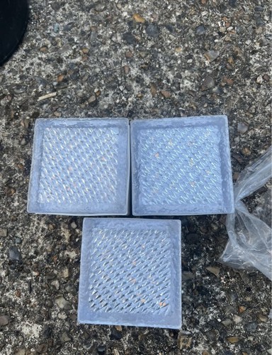 Frosted glass brick - ice, cube