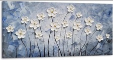 60”x30” Floral Landscape