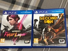 Infamous PS4 Game Set, Second Son / First Light