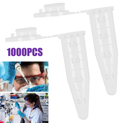 1000pcs 5ml clear plastic - 1000pcs, 1.5ml