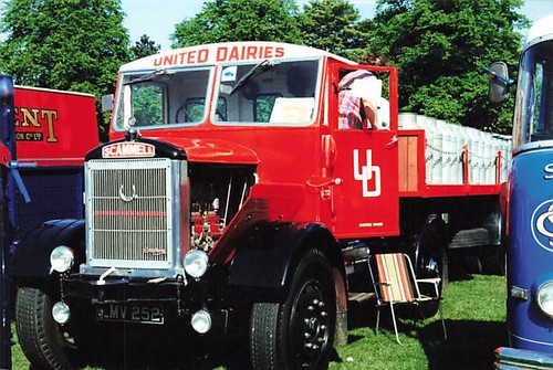 Old scammell truck vintage - truck,
