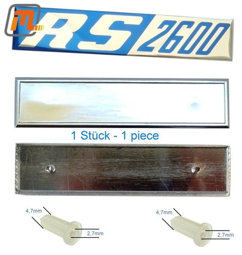 Ford capri mk1 emblem badge - ford,