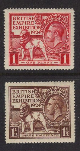 Sg430 1924 wembley - sg430/1, 1d/1½d