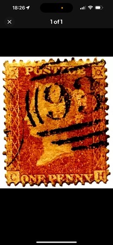 Rare victorian penny - rare, red