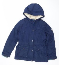 Lands' End Girls Blue Hooded