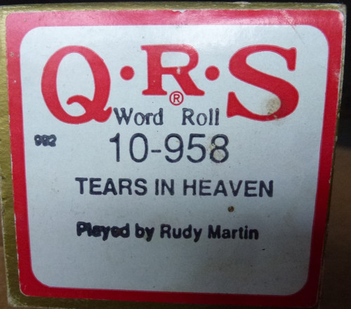Pianola word roll - pianola, in