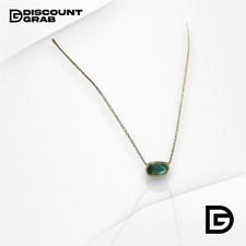 Kendra Scott Elisa Pendant Necklace – Gold – London Blue Glass – New