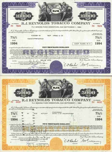J reynolds tobacco - r.,