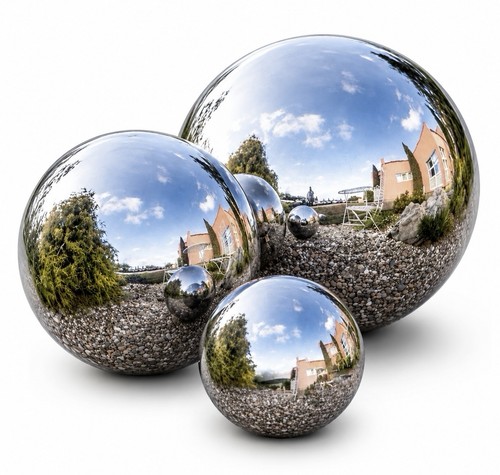 Garden gazing ball - garden,