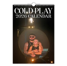 2026 Wall Calendar  - Coldplay – Funny - Quirky - Christmas - Birthday