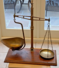 Antique Victorian Brass Scales