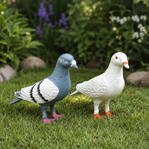Cast iron pigeon dove garden - iron, &