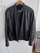 Hugo Boss Leather Jacket 48