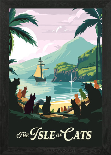 The isle cats board game - the,
