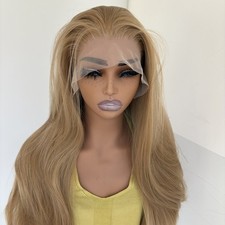 Long Straight Blonde Lace