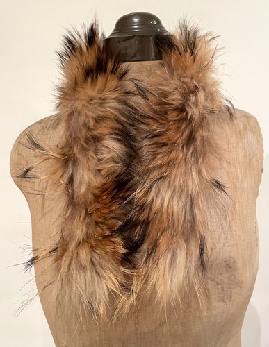 Real raccoon fur collar - real,
