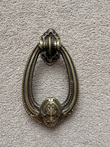 Antique brass door knocker - brass,