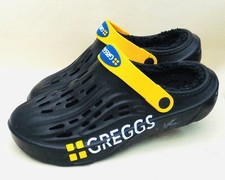 Greggs fleece fur lined crocs - fleece,