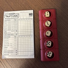 Vintage travel yahtzee dice - travel,