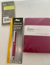 New Filofax FLEX (Magenta) With Pen And Refills