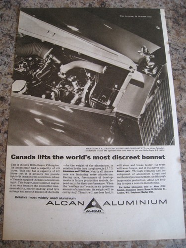 Alcan aluminium rolls royce - alcan, rolls-royce