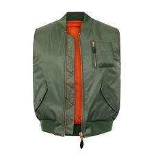 MA1 Vest Body Warmer Insulated Gilet Fishing Hunting Camping Army Olive Green