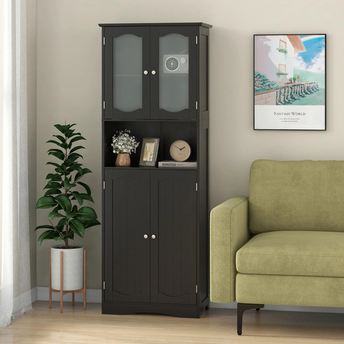 Tempered glass door pantry - glass,