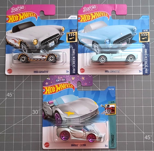 Hot wheels bundle 3 barbie - bundle,