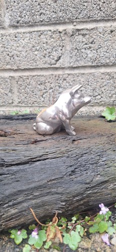Antique pin cushion - pig, in