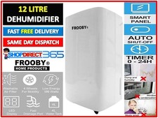 FROOBY 12L Dehumidifier Mould Moisture Condensation Extraction Quiet Timer 40-1