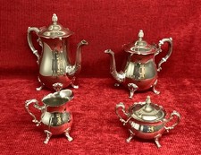 Beautiful Georgian Style Sheffield Silver Plated Tea & Coffee Set by CAVALIER
