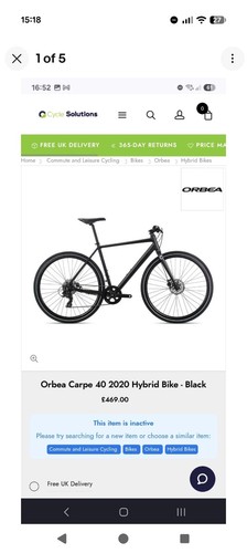 Orbea carpe bike size s - ,