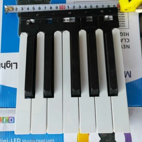 1pc black and - , keys
