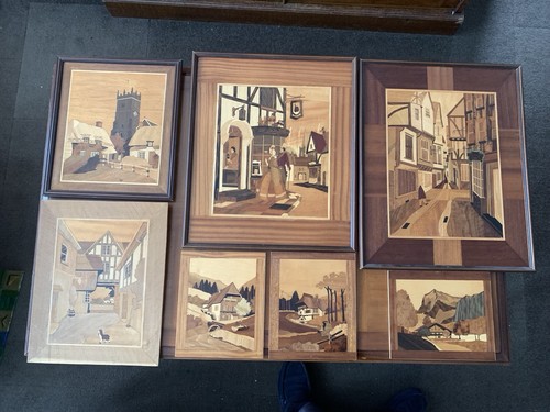Marquetry pictures group - marquetry, 7