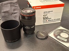 Canon EF 100mm f/2.8 L IS USM Macro Lens Full frame for DSLR Mirrorless camera