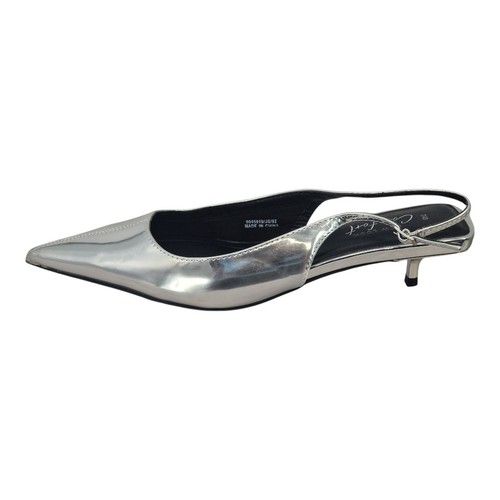 New look silver slingback - look,